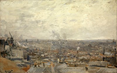 View of Paris from Montmartre by Vincent van Gogh